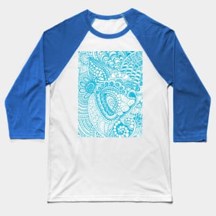 Sapphire Elephant Baseball T-Shirt